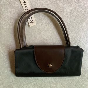 Ashley cooper black convertible tote purse NWT